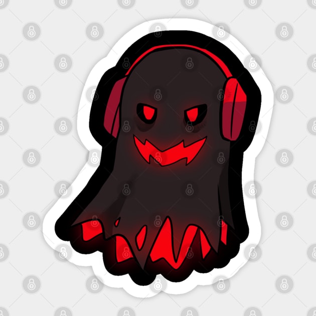 Napstablook Sticker by WiliamGlowing